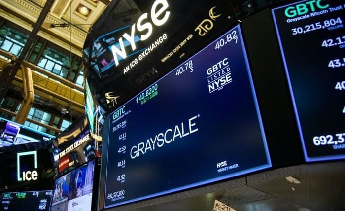 Traditional asset managers may consider acquiring Grayscale to enter the crypto space.