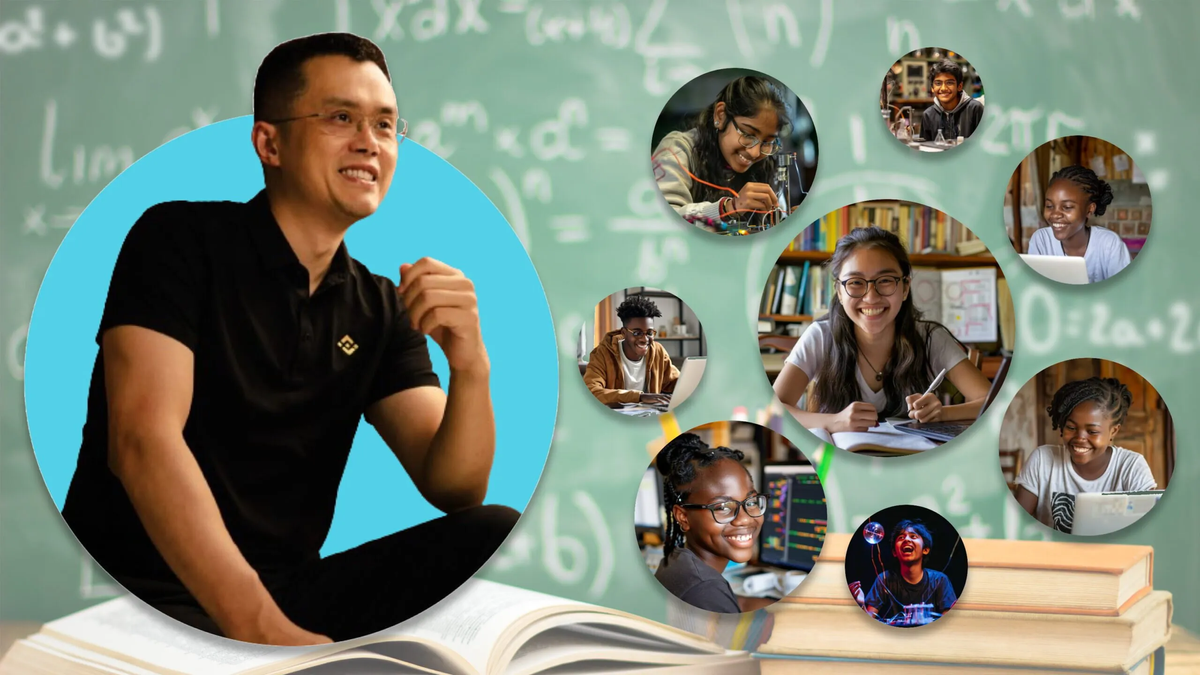 Former CEO of cryptocurrency exchange Binance announces non-profit education project.
