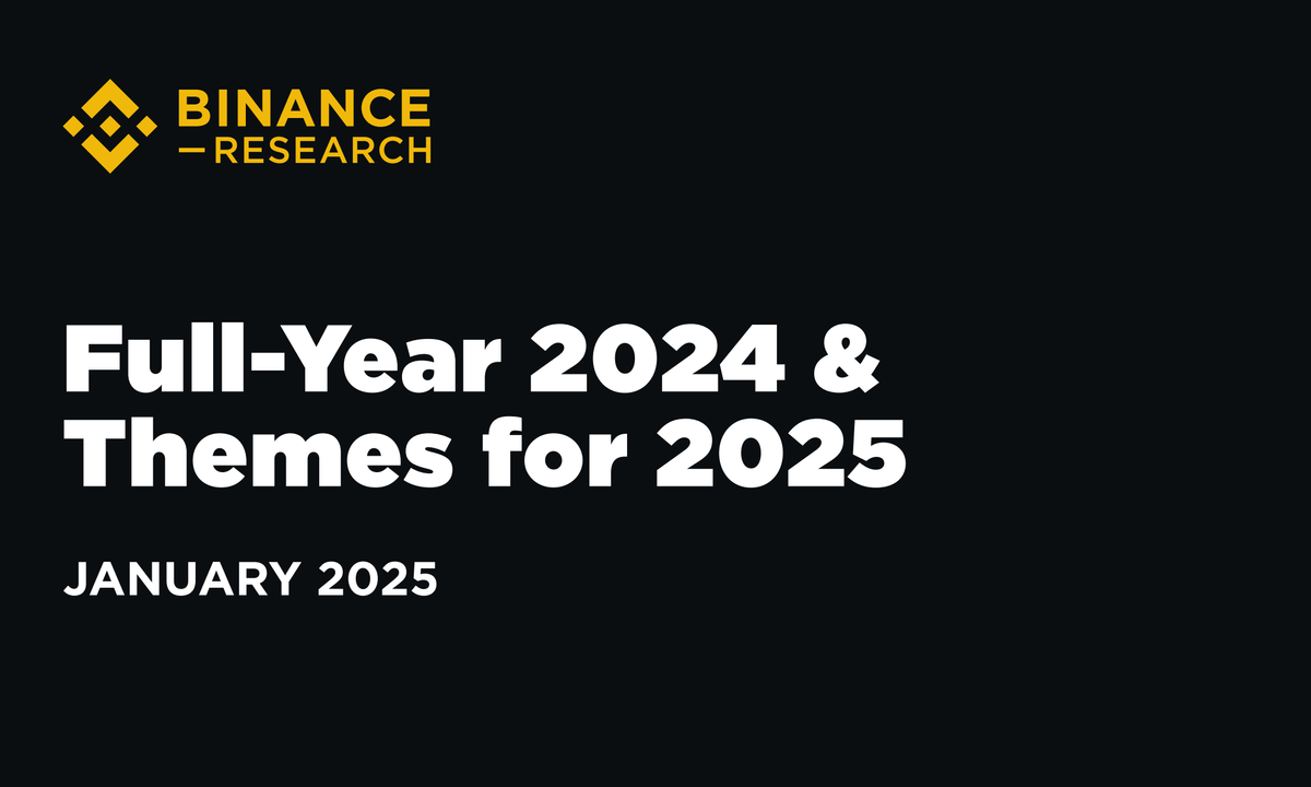 Binance has published a report looking back on 2024.