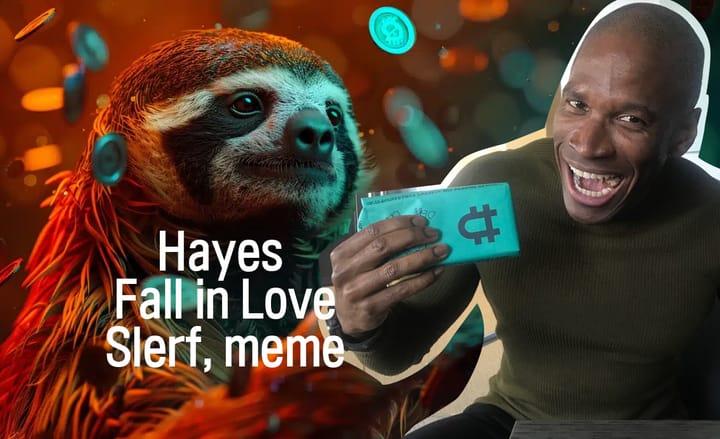 blockchain crypto cryptocurrency hayes fall in love slerf memecoin (SpotedCrypto)