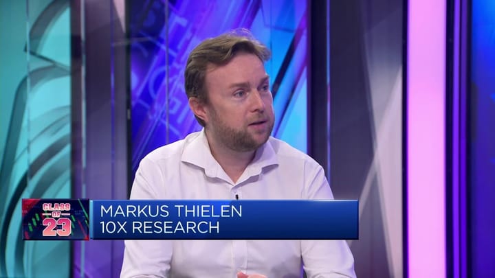 blockchain crypto cryptocurrency 10x Markus Thielen stablecoin (SpotedCrypto)