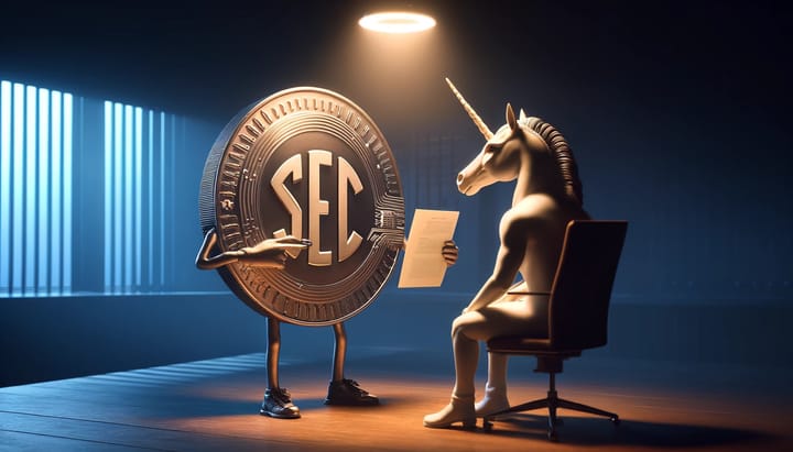 blockchain crypto cryptocurrency The founder of Uniswap criticized the SEC (SpotedCrypto)