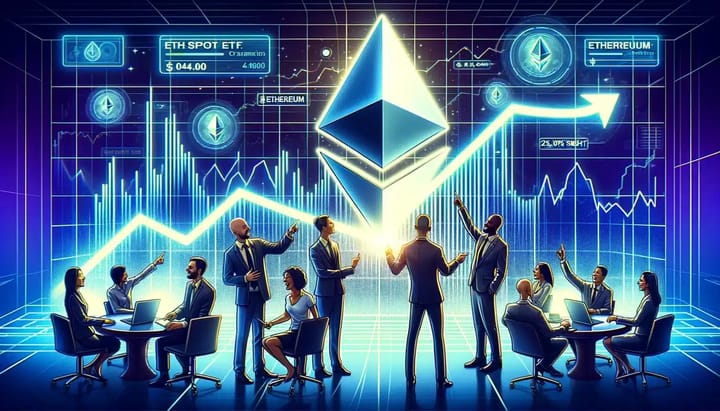 blockchain crypto cryptocurrency Five ETH spot ETF issuers file filinggs (Spoted Crypto)