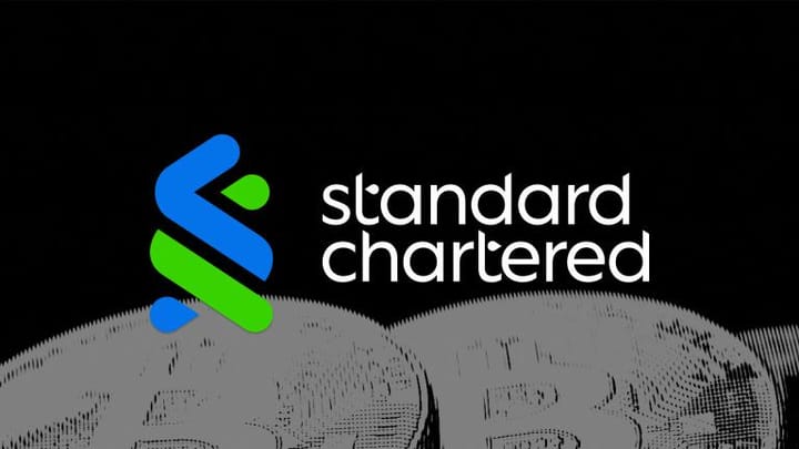 blockchain crypto cryptocurrency Standard Chartered forcast Bitcoin down to 52K (SpotedCrypto)