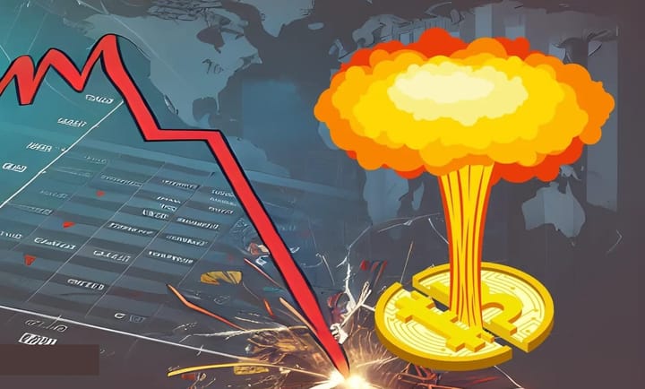 blockchain crypto cryptocurrency Bitcoin BTC crashes below $60K (SpotedCrypto)