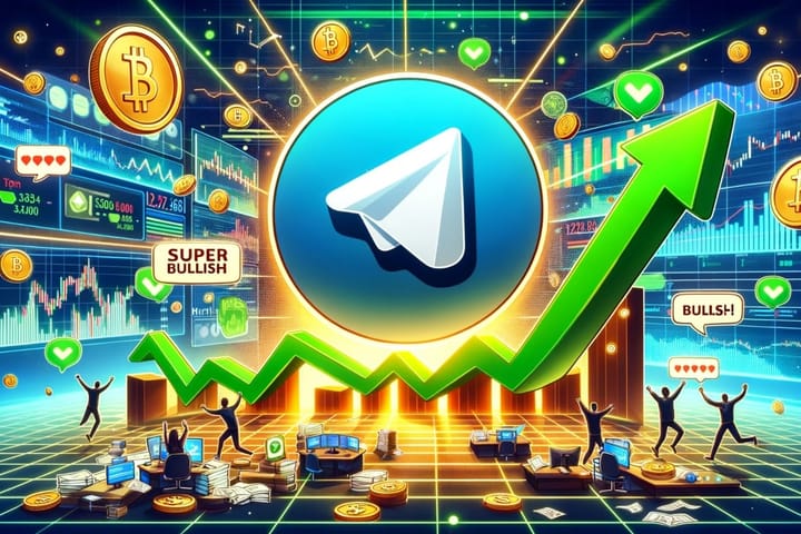 blockchain crypto cryptocurrency telegram not coin 300% surges (Spoted Crypto)