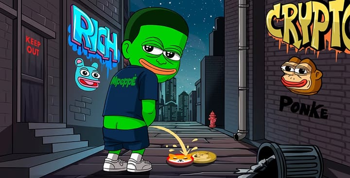 blockchain cryptocurrency crypto memecoin mpepe rise (SpotedCrypto)