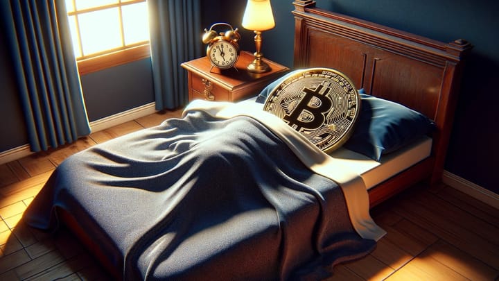 blockchain crypto cryptocurrency bitcoin sleepy, but peak still far away(SpotedCrypto)