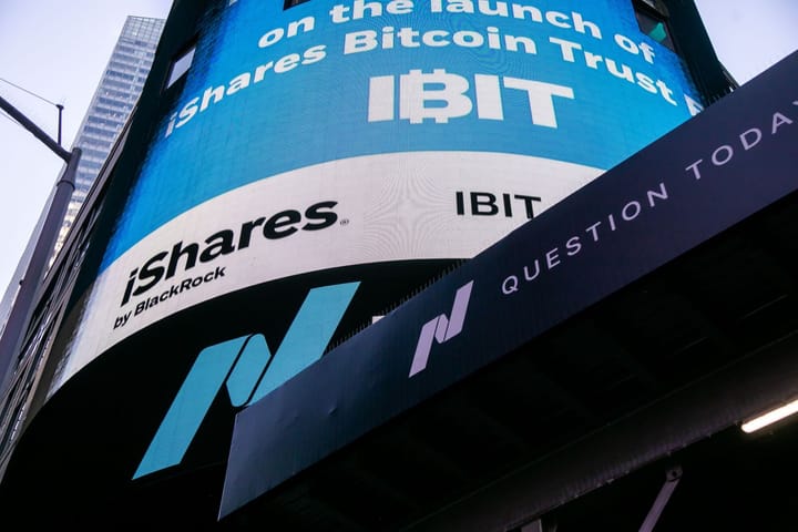 blockchain crypto cryptocurrency IBIT Option hit 1.9B first day od trading (SpotedCrypto)