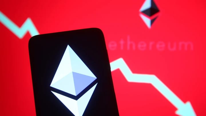 blockchain crypto cryptocurrency Ethereum Price fall down 2.1K (SpotedCrypto)